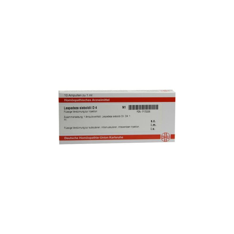 Lespedeza Sieboldii D 4 Ampullen (10X1 ml) – PZN 7172336