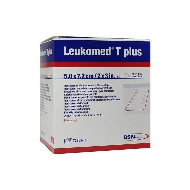 LEUKOMED TRANSP. PLUS STERILE PFL. 7.2x5 cm, 50 ST – PZN 1051040