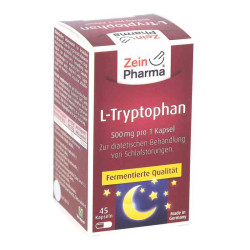 L-tryptophan 500 mg aus Fermentation Kapseln (45 stk) – PZN 9542731