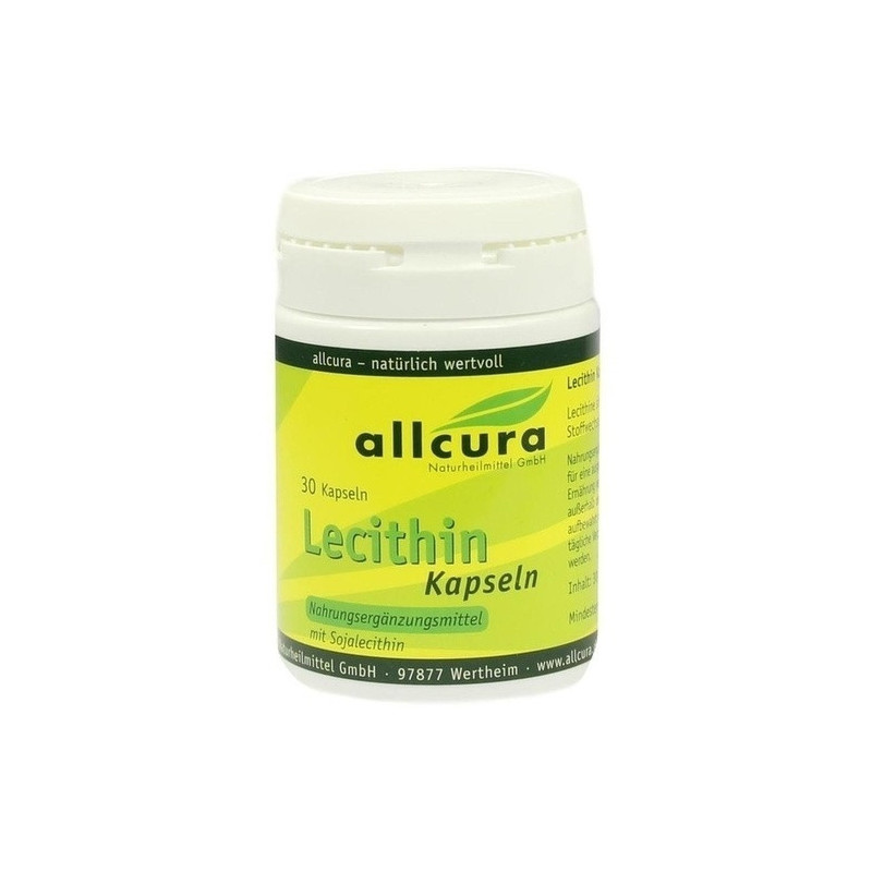 LECITHIN 500MG, 30 ST – PZN 4925769