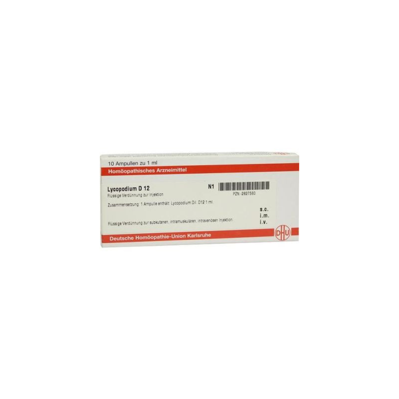 Lycopodium D 12 Ampullen (10X1 ml) – PZN 2827560