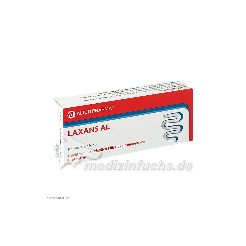 LAXANS AL magensaftresistente überzogene Tabletten, 30 ST – PZN 242499