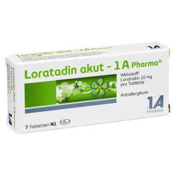 Loratadin akut-1A Pharma (7 stk) – PZN 1879098