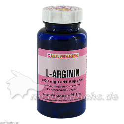 L-Arginin 500mg GPH Kapseln, 80 ST – PZN 1398068