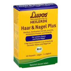 Luvos Heilerde Bio Haar & Nagel Plus Kapseln (60 stk) – PZN 13780809