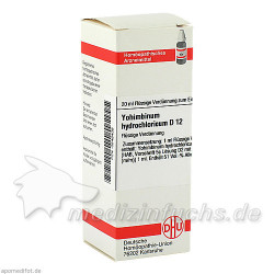 YOHIMBINUM HYDROCHLORICUM D 12 Dilution, 20 ML – PZN 546408