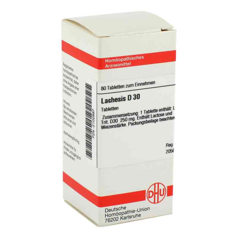 Lachesis D 30 Tabletten (80 stk) – PZN 2102897