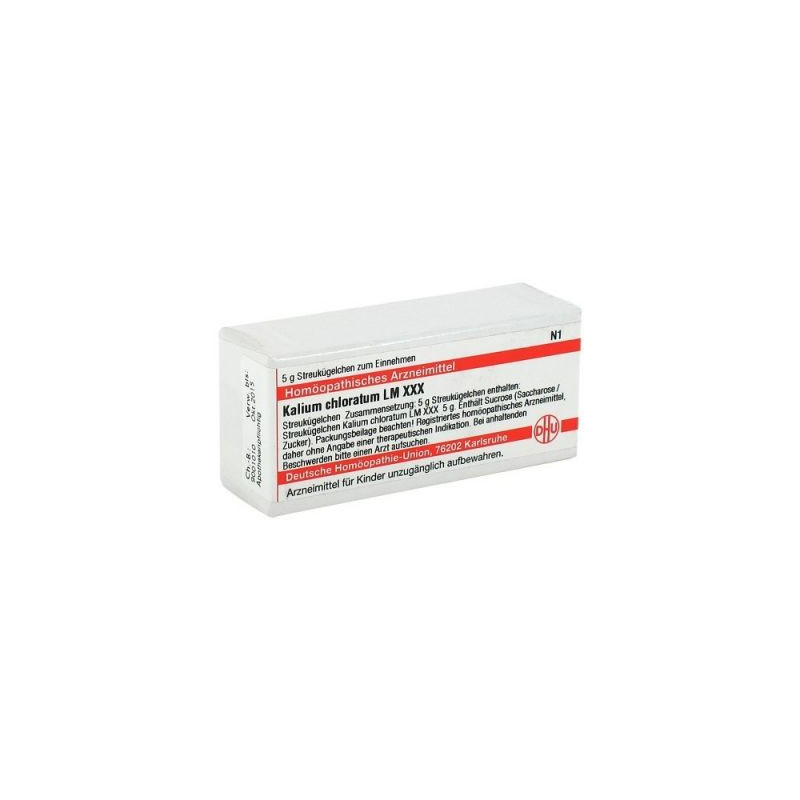 Lm Kalium Chloratum Xxx Globuli (5 g) – PZN 2822373