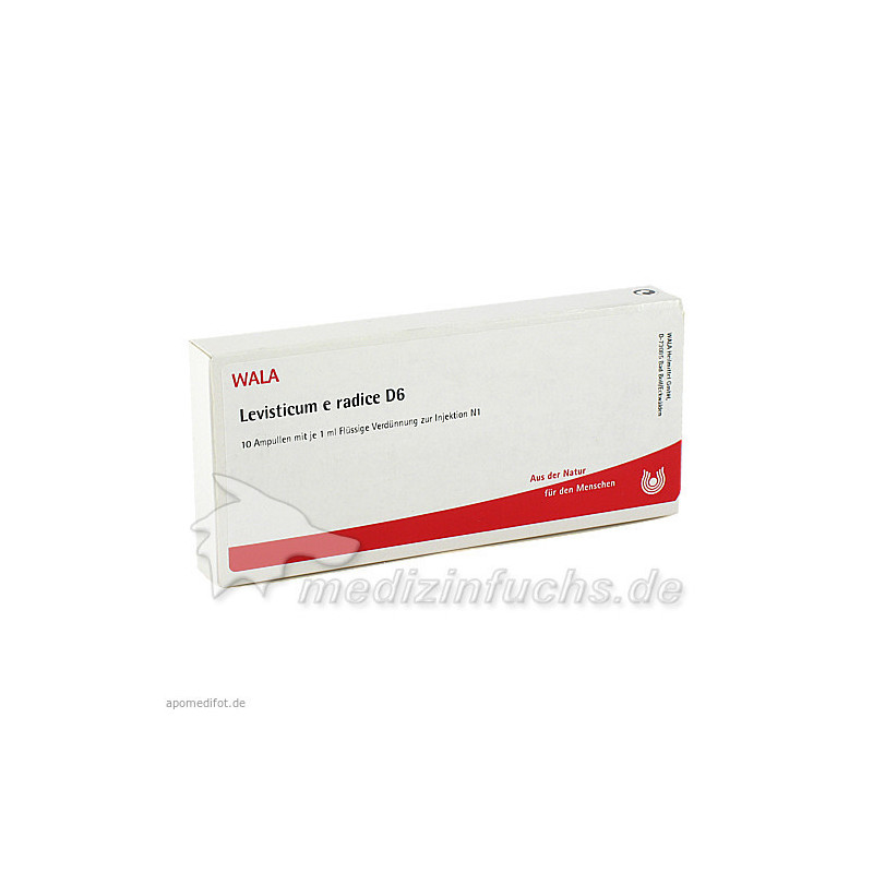 LEVISTICUM E RADICE D 6, 10X1 ML – PZN 2881128