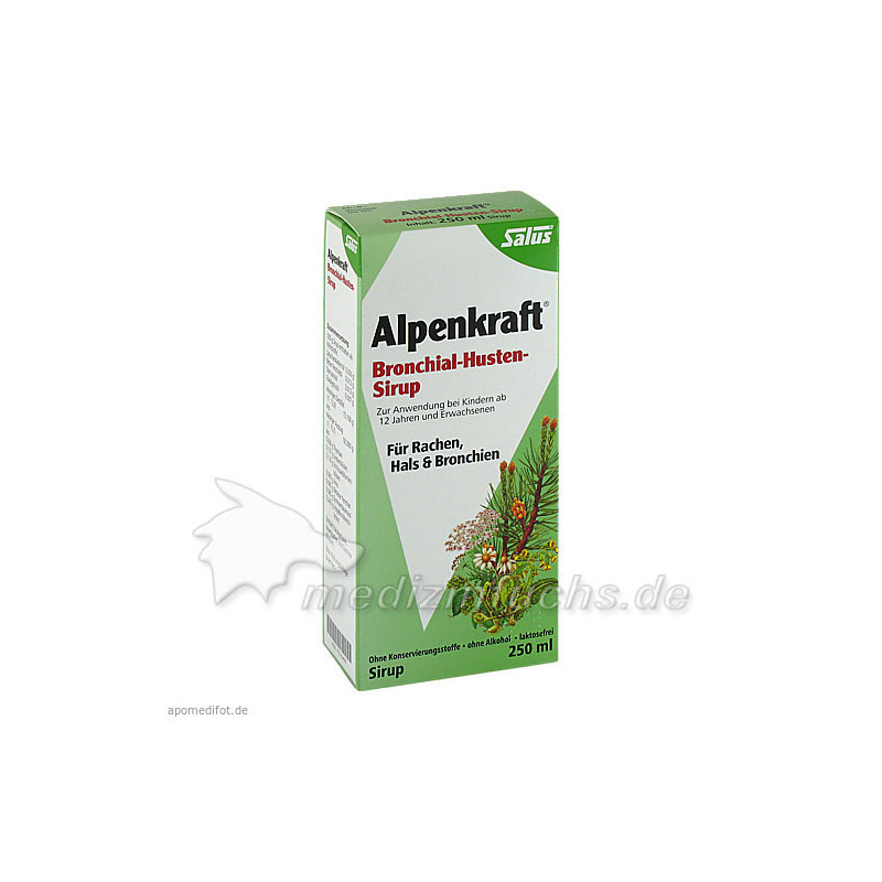 Alpenkraft Bronchial-Husten-Sirup Salus, 250 ML – PZN 7516497