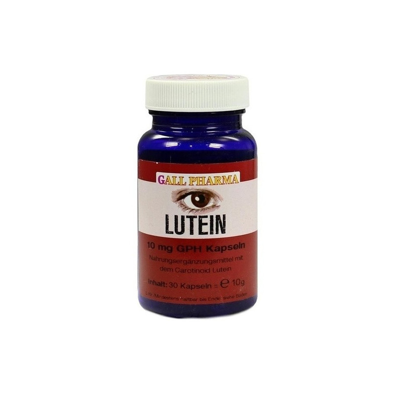Lutein 10mg Kapseln, 30 ST – PZN 6075134