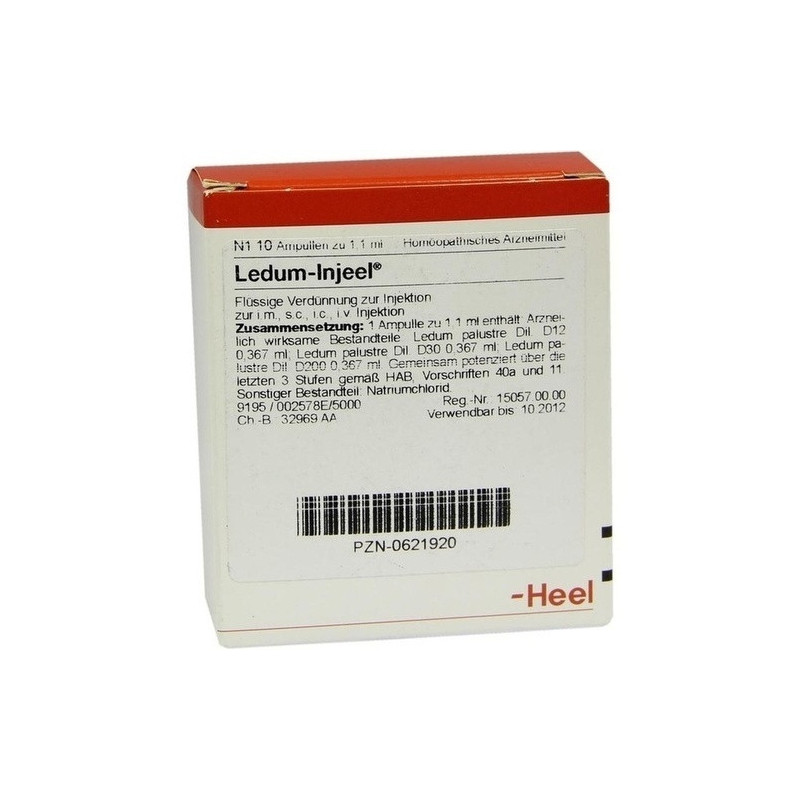 LEDUM INJ, 10 ST – PZN 621920