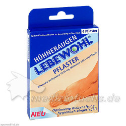 Lebewohl Hühneraugen Pflaster, 4 ST – PZN 9755349
