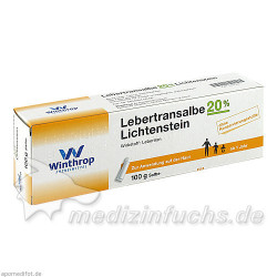LEBERTRANSALBE 20% LICHTEN, 100 G – PZN 1697291