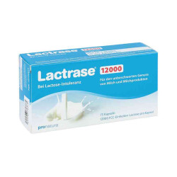 Lactrase 12.000 Fcc Kapseln (75 stk) – PZN 10130815
