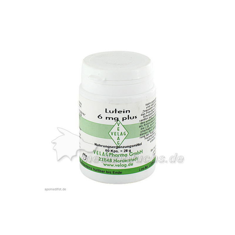 Lutein 6mg plus, 60 ST – PZN 2680252