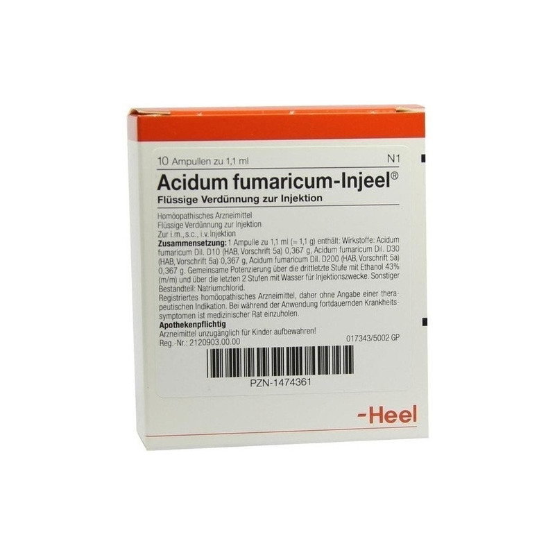 ACIDUM FUMARICUM INJ, 10 ST – PZN 1474361