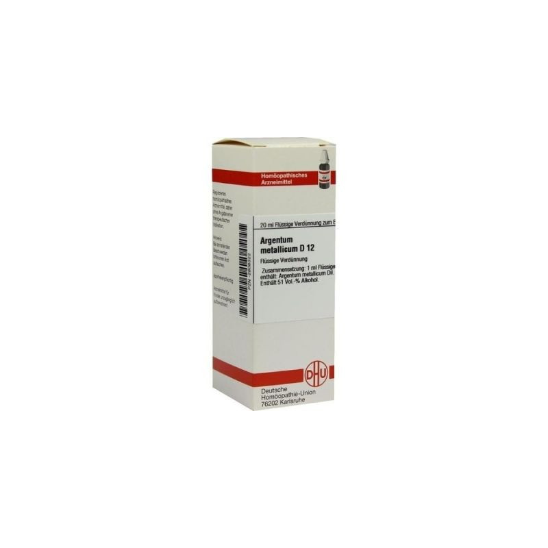 Argentum Metallicum D 12 Dilution (20 ml) – PZN 2806322