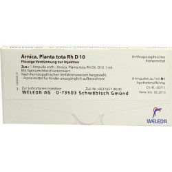 ARNICA PLANTA TOTA RH D10, 8X1 ML – PZN 1618297