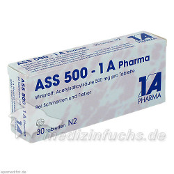 ASS 500-1A Pharma, 30 ST – PZN 8612429