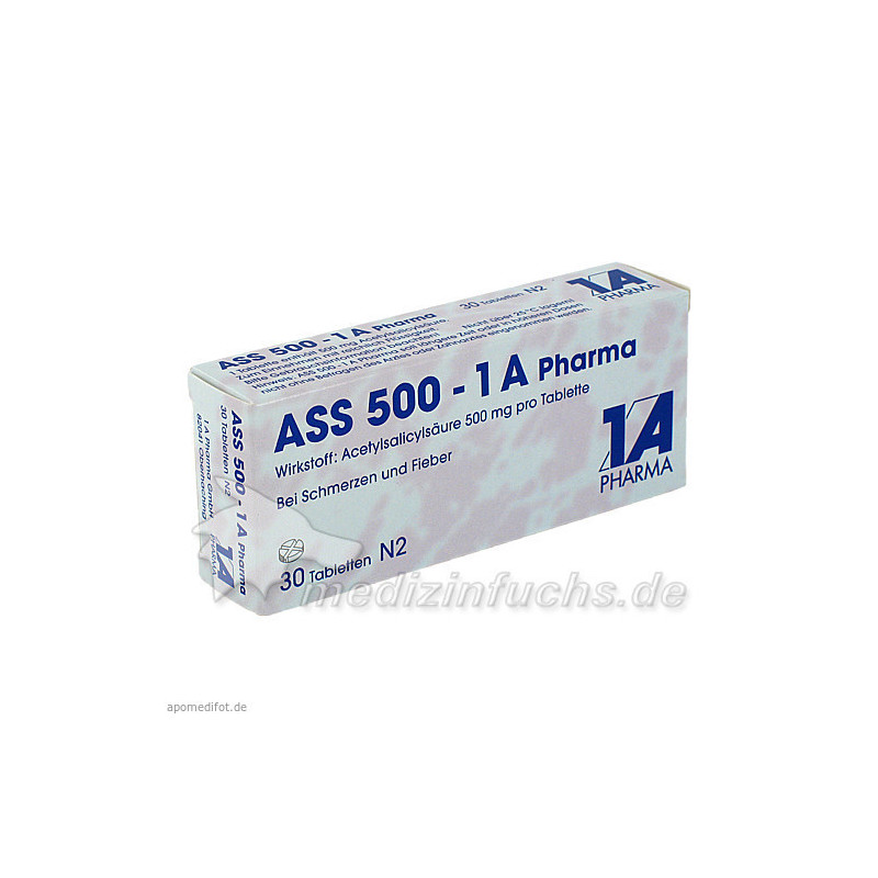 ASS 500-1A Pharma, 30 ST – PZN 8612429