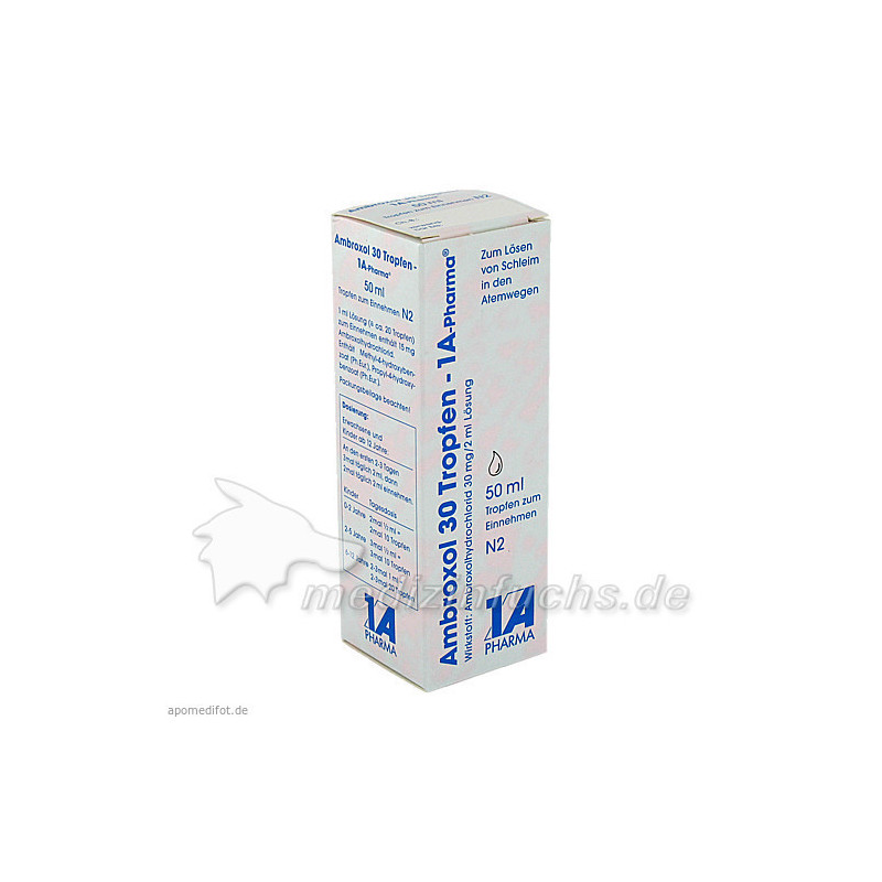 Ambroxol 30 Tropfen-1A Pharma, 50 ML – PZN 3202000