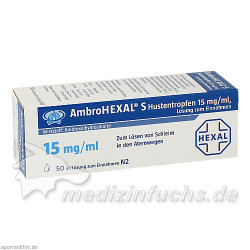 AmbroHEXAL S Hustentropfen 15mg/ml, 50 ML – PZN 3691973