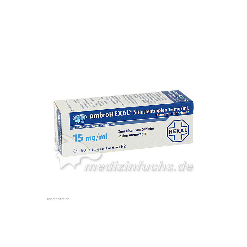 AmbroHEXAL S Hustentropfen 15mg/ml, 50 ML – PZN 3691973