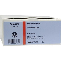ASSURA Konvexe Basisplatten ausschneidbar R. 50mm, 4 ST – PZN 7702260