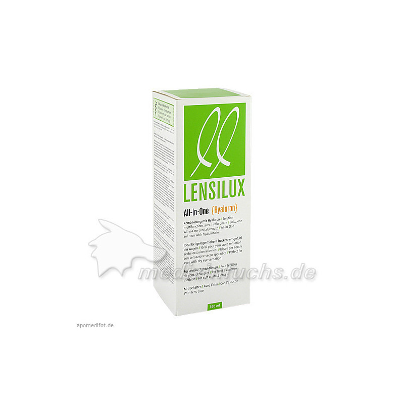Lensilux All-in-One Hyaluron+Beh.weiche Kontaktlin, 360 ML – PZN 5976987