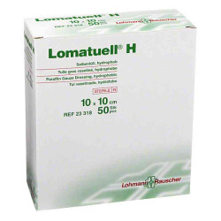 Lomatuell H Salbentüll 10x10 cm st.23318 (50 stk) – PZN 3275631
