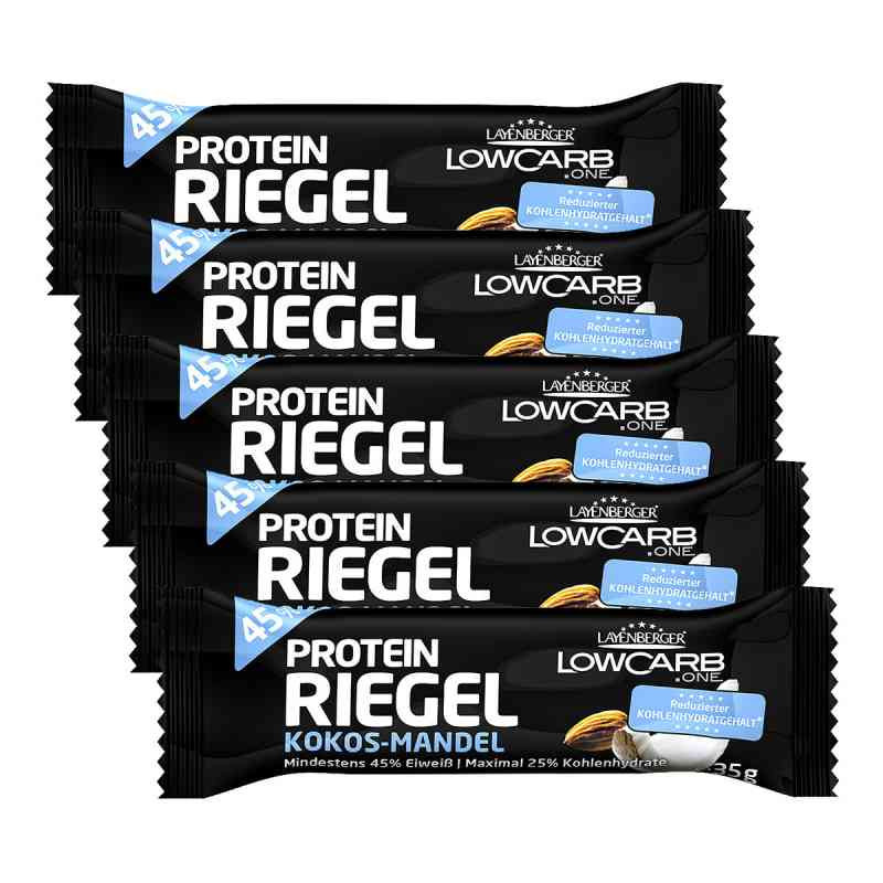 Layenberger Lowcarb.one Protein-riegel Kokos-mand. (5x35 g) – PZN 8100456