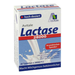 Lactase 28.000 Fcc Tabletten im Spender (80 stk) – PZN 14275611