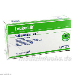LEUKOSILK 5MX1.25CM, 24 ST – PZN 4593646