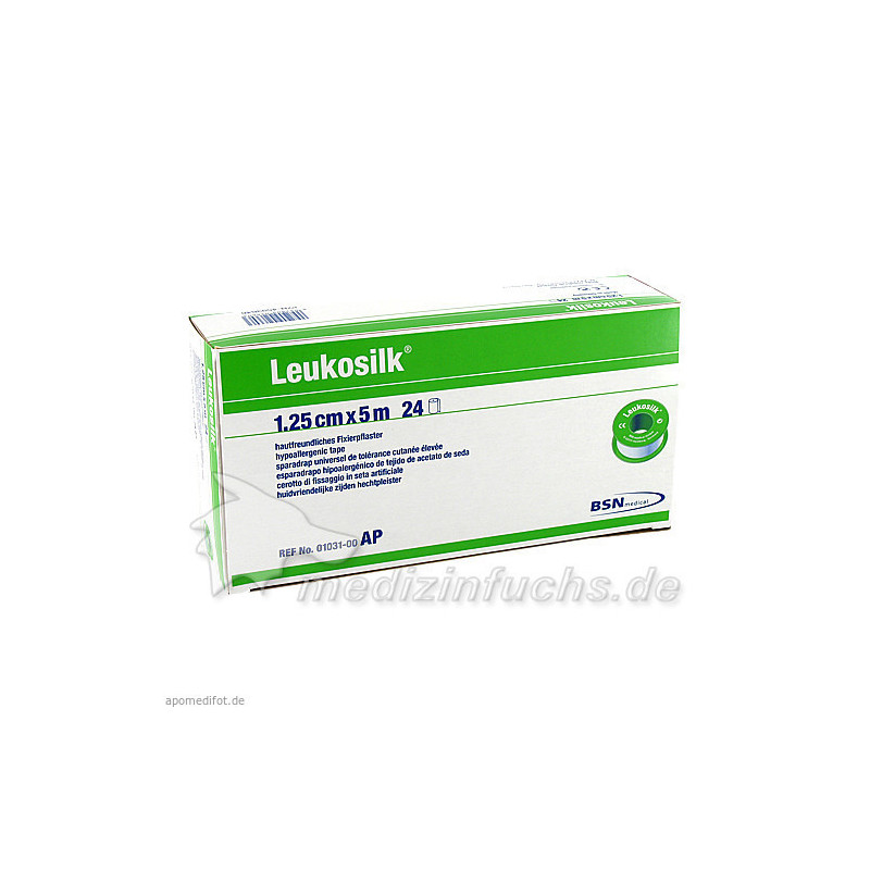 LEUKOSILK 5MX1.25CM, 24 ST – PZN 4593646