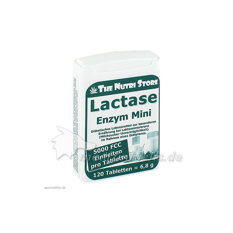 Lactase 5000 FCC Mini Tabletten im Dosierspender, 120 ST – PZN 8641359