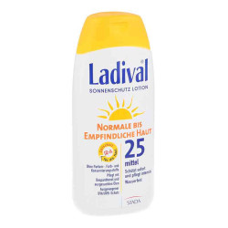 Ladival norm.bis empfindl.Haut Lotion Lsf 25 (200 ml) – PZN 3372570