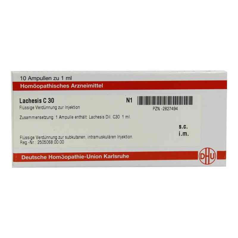 Lachesis C 30 Ampullen (10X1 ml) – PZN 2827494