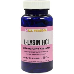 Lysin HCI 500mg GPH Kapseln, 100 ST – PZN 7147321