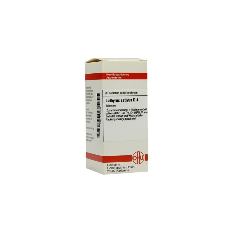 Lathyrus Sativus D 4 Tabletten (80 stk) – PZN 7172046