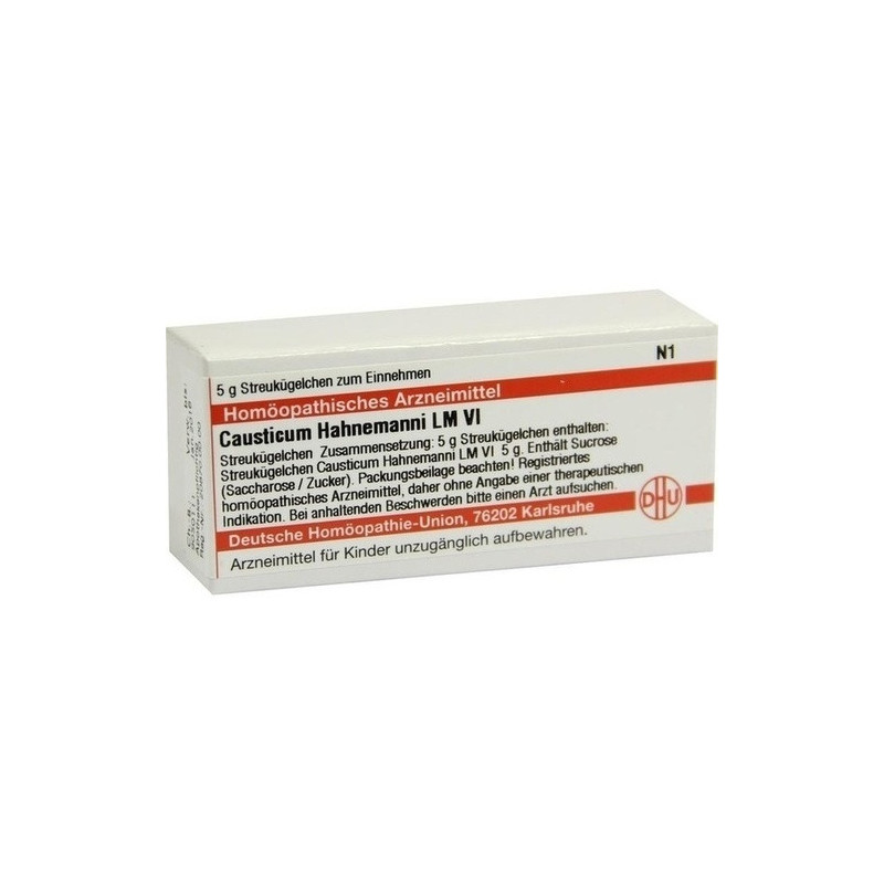 LM CAUSTICUM HAHNEMA VI, 5 G – PZN 2658956
