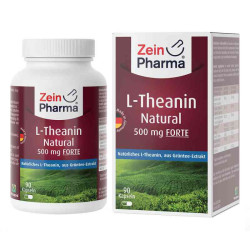 L-theanin Natural Forte 500 mg Kapseln Zeinpharma (90 stk) – PZN 13254765