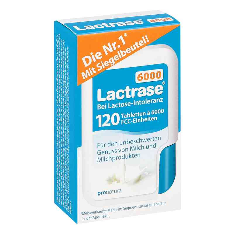 Lactrase 6.000 Fcc Tabletten im Klickspender (120 stk) – PZN 10950139