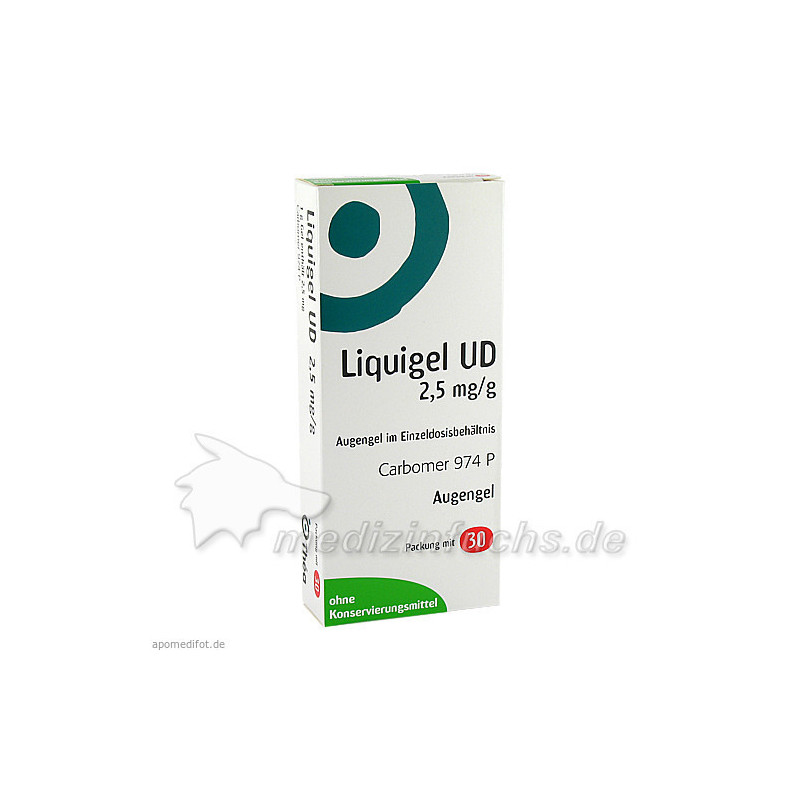 Liquigel UD 2.5mg/g im Einzeldosisbehälter, 30X0.5 G – PZN 5495348