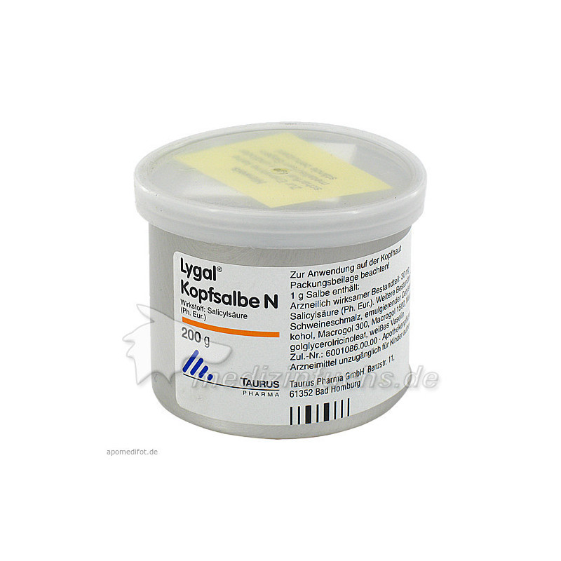 LYGAL KOPFSALBE N, 200 G – PZN 4758780