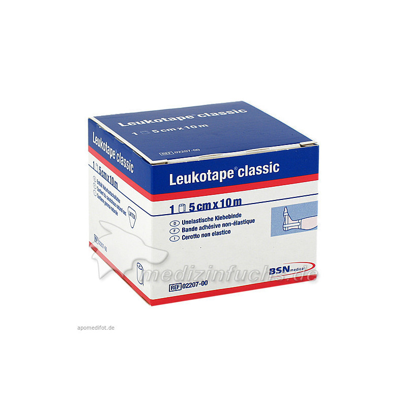 LEUKOTAPE CLASSIC 5cmx10m, 1 ST – PZN 499732