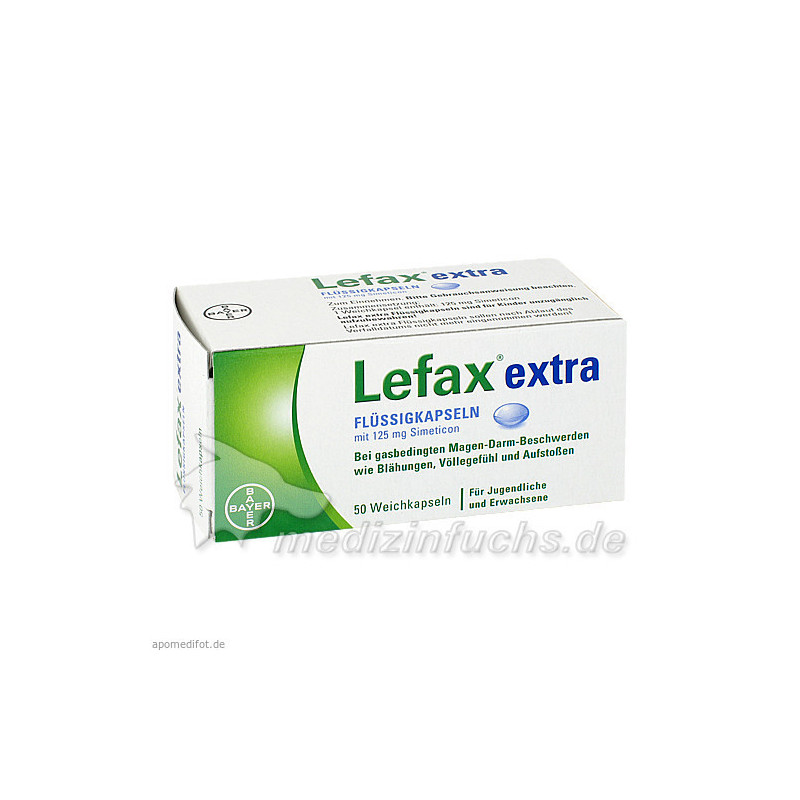 Lefax extra Flüssig Kapseln, 50 ST – PZN 620843