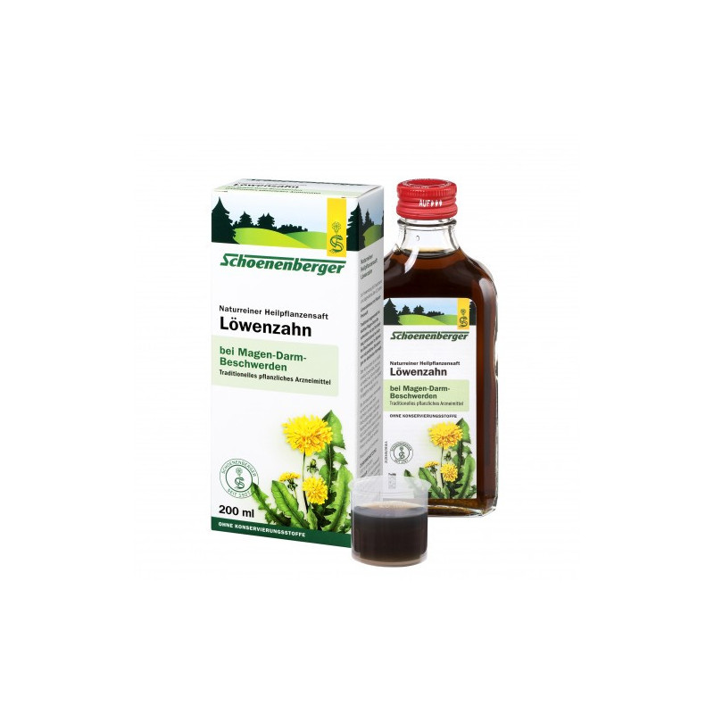 LOWENZAHNSAFT SCHOENENBERGER, 200 ML – PZN 692191