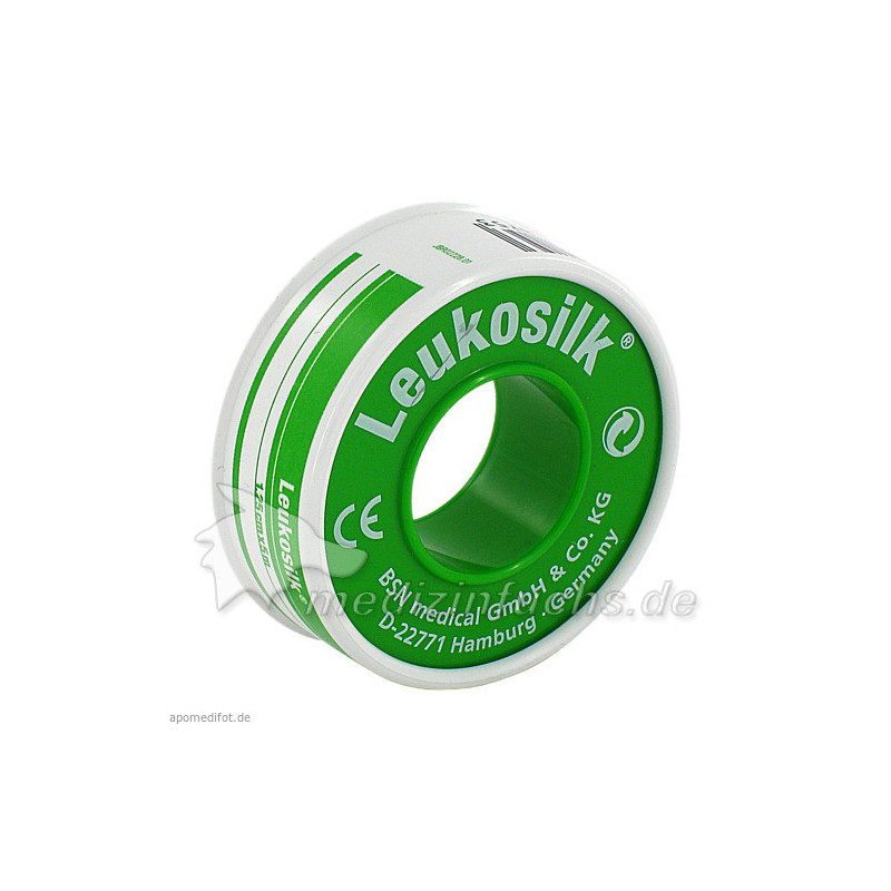 LEUKOSILK 5MX1.25CM, 1 ST – PZN 626219
