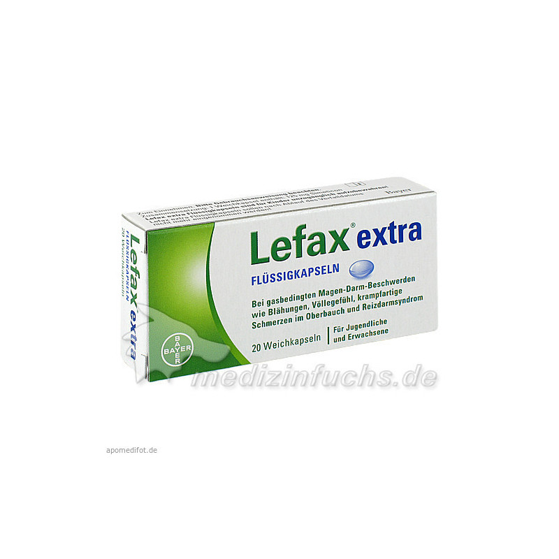 Lefax extra Flüssig Kapseln, 20 ST – PZN 614943